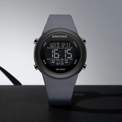 NAVIFORC NF9246_B/B/GY Digital Watch  - For Men