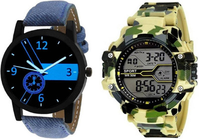 Brostin Unique Design Analog-Digital Men's Combo Watches Analog-Digital Watch  - For Men