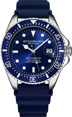 STUHRLING 3950R.2 Men's Quartz Aquadiver Collection watch Aquadiver Analog Watch  - For Men
