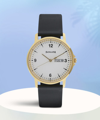 SONATA NP77083YL01W Sonata Essential Analog Watch  - For Men
