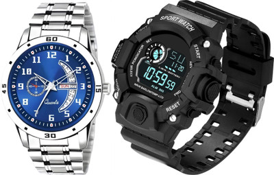 exactor Premium Stylish Casual & Formal Wear Watch Analog-Digital Watch  - For Men