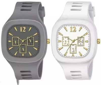 Talgo C31-RUBBER-GRY-WHT_bb Best Quality Sophisticated Boys Analog Watch  - For Men