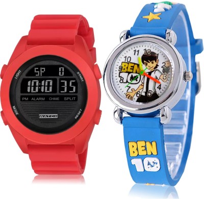 TIMOXIDE DG84-BK100 Analog-Digital Watch  - For Boys