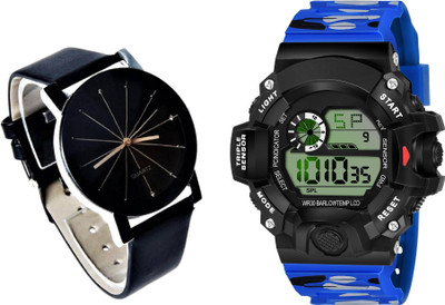Brostin Trending Design Analog-Digital Men's Combo Watches Analog-Digital Watch  - For Men