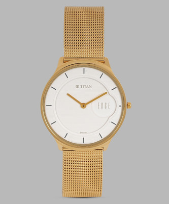 Titan 1843Ym01-Dk552- Edge Base Line Analog Watch  - For Men