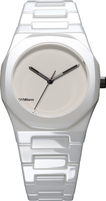D1 MILANO CEBU02 Ceramic White Dial Quartz Analog Watch  - For Men & Women