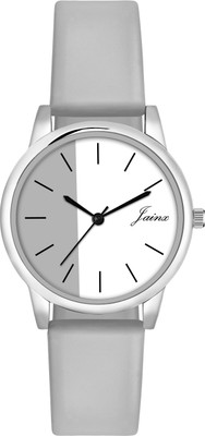 JAINX JW8620 Multicolor Grey Silicone Band Analog Watch  - For Women