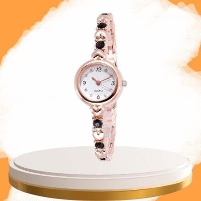 HINIVA WATCHES Cosmic rose Gold Exlcusive Amzing Party Wedding R0Se Gold & Silver Analog Watch For Girl & Women Analog Watch  - For Women