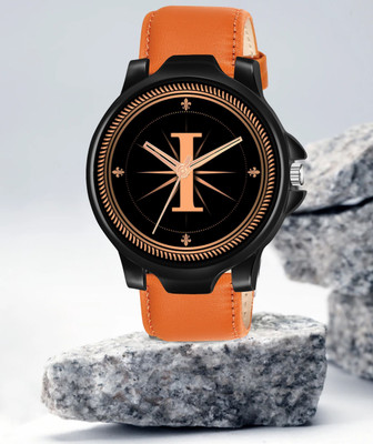 FEMEO ALPHA-I-3K-BK-TEN-PL-1 Alpha Heritage Collection I Brown Strap Watch for Man & Boys Analog Watch  - For Men