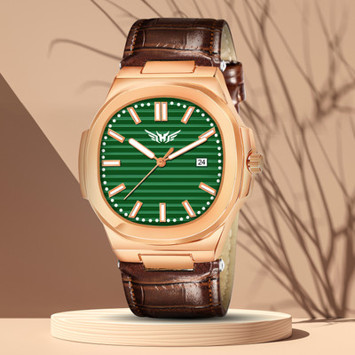 HALA Hala Green Dial Analog Genuine Leather Strap watch Analog Watch  - For Men