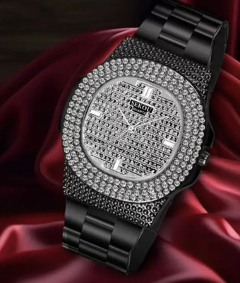 LOOFTRADER out LOOF TRADER UNISEX CRYSTAL DESIGN PERMIUM ANALOG WATCH Analog Watch  - For Men & Women