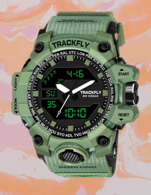 TrackFly Analog-Digital Watch  - For Men