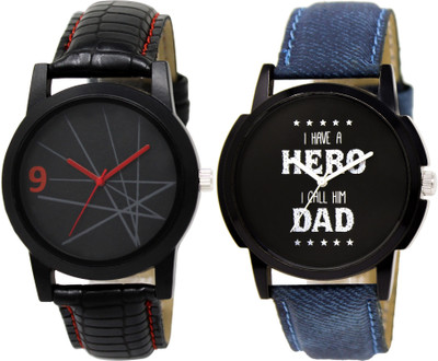 Naavli LR07_Combo_LR08 Analog Watch  - For Men & Women