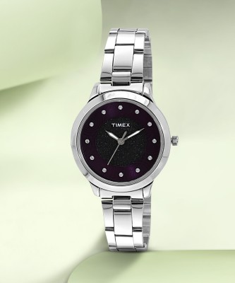 TIMEX Purple-Dial Analog Watch  - For Women