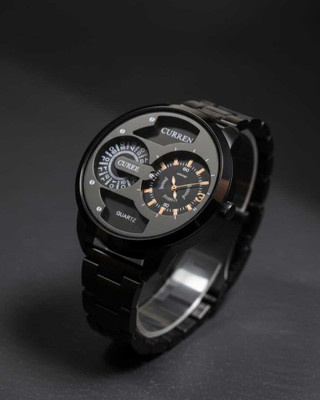 saminix Digital Sports Watch, LED Display, Black Silicone Band ANALOG Analog Watch  - For Men