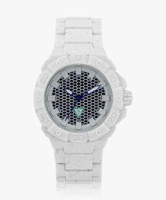 GUESS White Dial Unisex Analog Watch  - For Men