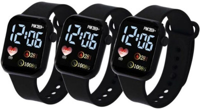 house of common Arth- Watch combo-Led Digital Watch for boys&girls pack of 3 Digital Watch  - For Boys & Girls