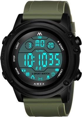 SKMEI 9086 Green Dial Men's Watch Analog-Digital Watch  - For Men