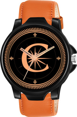 Red Robin ALPHA-C-3K-BK-TEN-PL-1 Alpha Heritage Collection C Brown Strap Watch for Man & Boys Analog Watch  - For Men