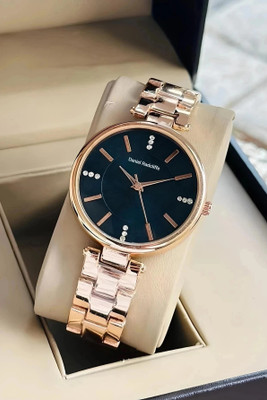 Daniel Radcliffe DB Women Atractive Rose Gold Maroon Color Luxury Trending Watch Analog Watch  - For Girls