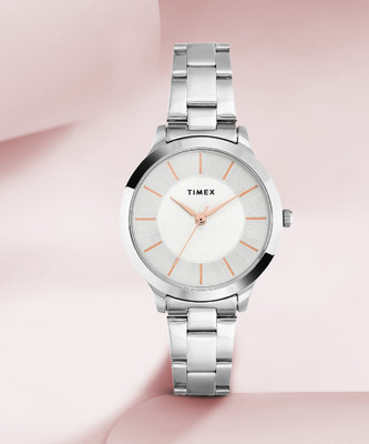 TIMEX Silver Dial - TWEL99SMU01 Analog Watch  - For Women
