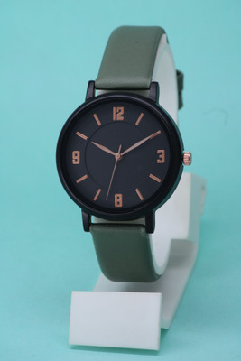 ZANZEER Attractive Ethnic Design Black Case Fancy Leather Belt Attractive Ethnic Design Black Case Fancy Leather Belt Analog Watch  - For Women