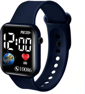 Shreyansh 6 Colours LED Display Fashionable Digital Watch for Men, Women & Kids 6 Colours LED Display Fashionable Blue Digital Watch  - For Men & Women