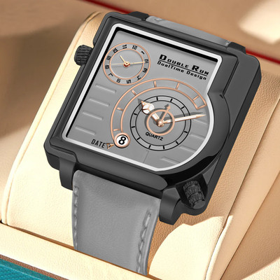 DoubleRun Analog Watch  - For Men