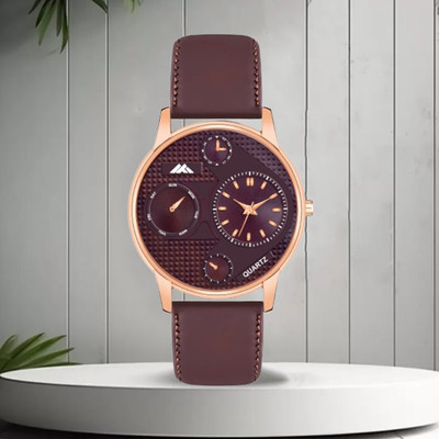 ETLIS MT-29 Multi-Dial Display Rose Gold Case Analog Watch  - For Men