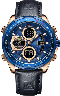 NAVIFORCE NF9197L-BLUE NF9197L Analog-Digital Watch  - For Men