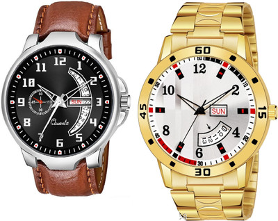Caihong BRN-1-AND-Gold-8 Analog Watch  - For Men