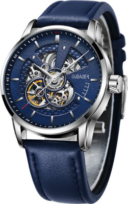 OVERFLY OUBAOER Mens Watch Automatic Mechanical Skeleton Dial Luxury Wrist Watch Analog Watch  - For Men
