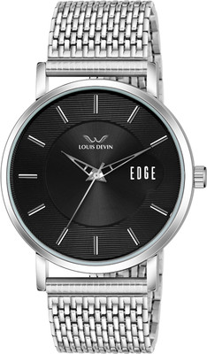 LOUIS DEVIN LD-GR092-BLK-CH Stainless Steel Chain Analog Watch  - For Men