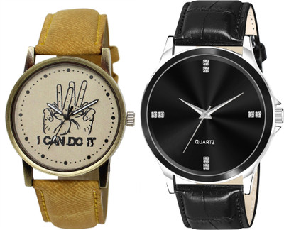 TVILLA Grey I Can Do it MZ-LR30 Analog Watch  - For Men