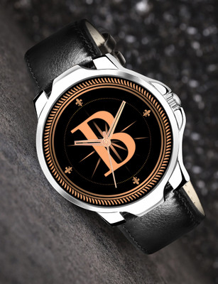 Prathshya ALPHA-B-3K-SIL-BLK-L-1 Alpha Heritage Collection A Black Strap Watch for Man & Boys Analog Watch  - For Men