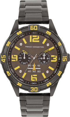 French Connection FCC04GNM Comet Brush Dial Analog Watch  - For Men