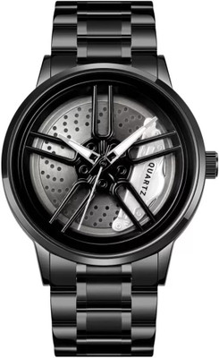 AB Collection Thar Thar wheel watch | Spinning watch | Rotating watch | Gyro watch | White watch Analog Watch  - For Men