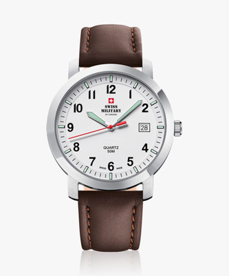 Swiss Military by Chrono SM34083.11 Swiss Made White Dial Analog Watch  - For Men
