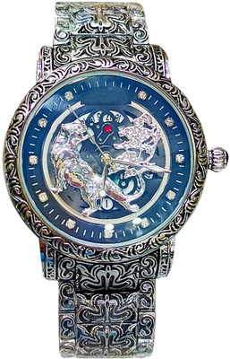 LUBA HIMT Luxury Tiger Skeleton Dial Analog Watch  - For Men