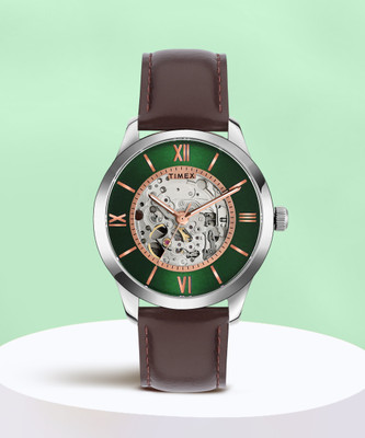 TIMEX Automatic Green Dial Analog Watch  - For Men