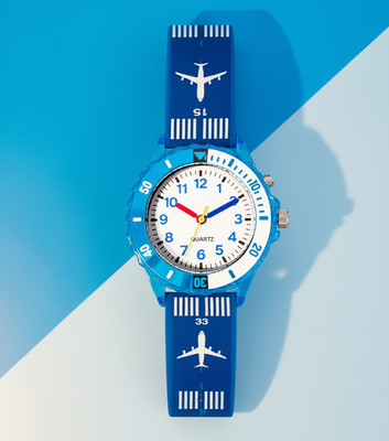 Time Up Rotating Bezel Cartoon Watch New Rotating Bezel,LED Disco Light,Cartoon Design,Multicolor Kids (4-10 Years) Analog Watch  - For Boys & Girls
