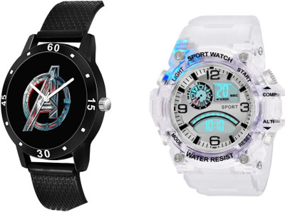 Brostin New Trendy Look Analog-Digital Men's Combo Watches Analog-Digital Watch  - For Men