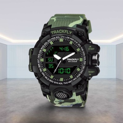 BARASTI 1005_ARMY_BELT_GREEN_J5 Analog-Digital Watch  - For Men