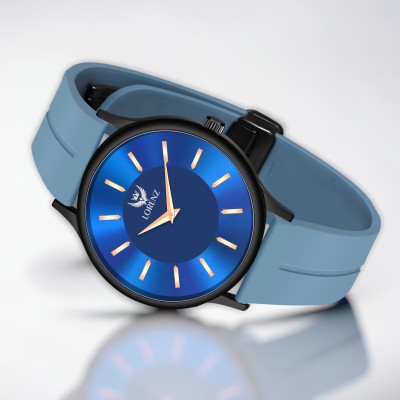 LORENZ MK-4075R Slim Case Analog Watch with Blue Magnetic Lock Strap Analog Watch  - For Men & Women