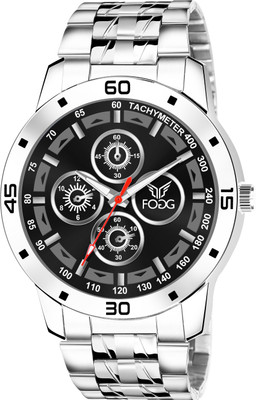 FOGG 2162-Black Big Dial Analog Watch  - For Men