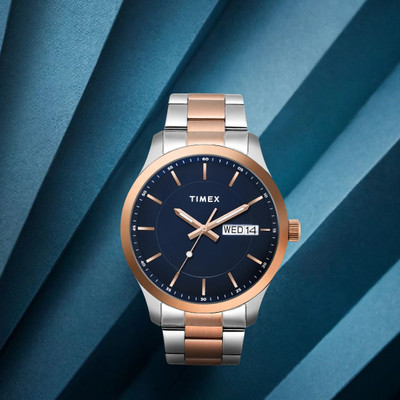 TIMEX Day-Date, Blue Dial Analog Watch  - For Men