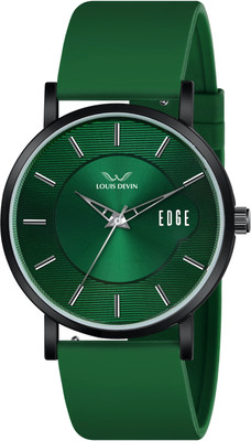 LOUIS DEVIN LD-GR092-GREEN Green Silicone Strap Analog Watch  - For Men