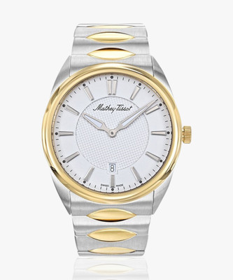 Mathey-Tissot H791BI Swiss Made Quartz White Dial Analog Watch  - For Men