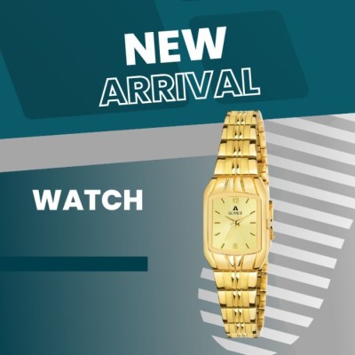 Aglance 9151ym01 women golden dial Trendy Launch 9151YM01 Golden Dial Womens Watch Analog Watch  - For Women