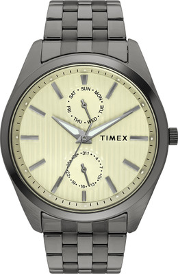 TIMEX Multifunction, Champagne Dial Analog Watch  - For Men